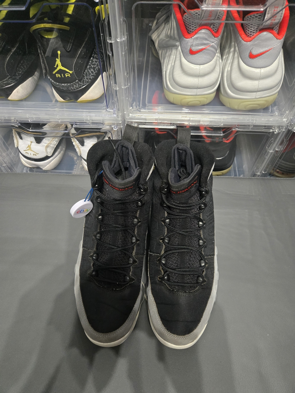 Mens Nike Air Jordan 9 Black & Gray (Size 11)